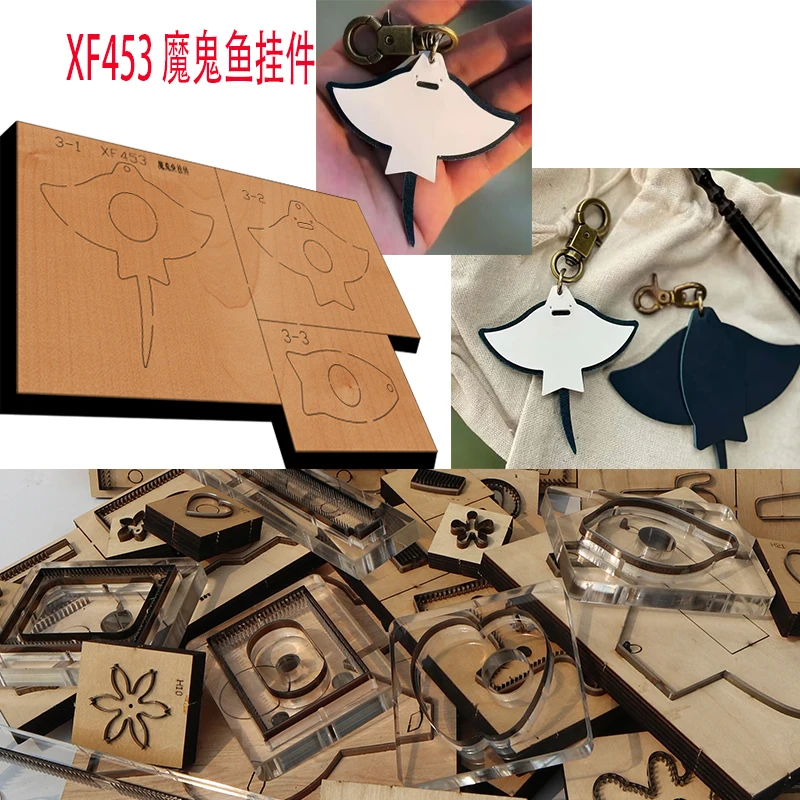 New Japan Steel Blade Wooden Die Manta rays pendant Leather Craft Punch Hand Tool Cut Knife Mould XF453
New Japan Steel Blade Wooden Die Manta rays pendant Leather Craft Punch Hand Tool Cut Knife Mould XF453