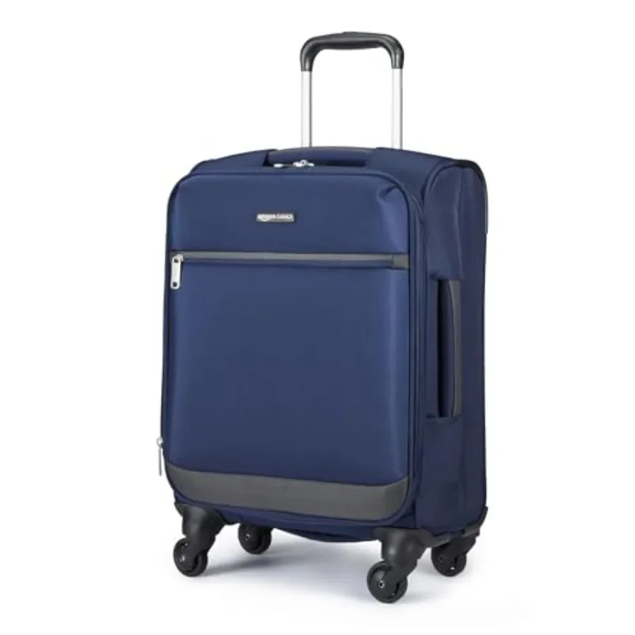 18" Softside Expandable Luggage Suitcase with Wheels Four 360-Degree Spinner Wheels Zippered Pockets Telescopic Handle
18" Softside Expandable Luggage Suitcase with Wheels Four 360-Degree Spinner Wheels Zippered Pockets Telescopic Handle