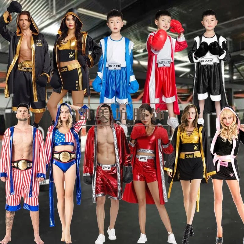 Halloween Party Male Female Boxing Costume Robe Performance Outfit Dance Event Carnival Masquerade Show Props Cloak Coat
Halloween Party Male Female Boxing Costume Robe Performance Outfit Dance Event Carnival Masquerade Show Props Cloak Coat