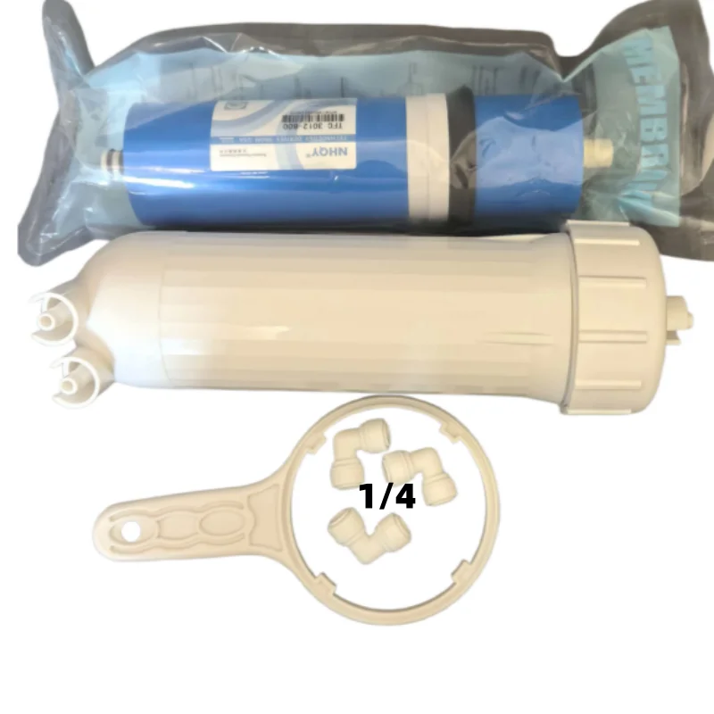 800G RO membrane 3012-800 GPD reverse osmosis Water purifier filter + Water filter housing 1/4 quick connection
800G RO membrane 3012-800 GPD reverse osmosis Water purifier filter + Water filter housing 1/4 quick connection