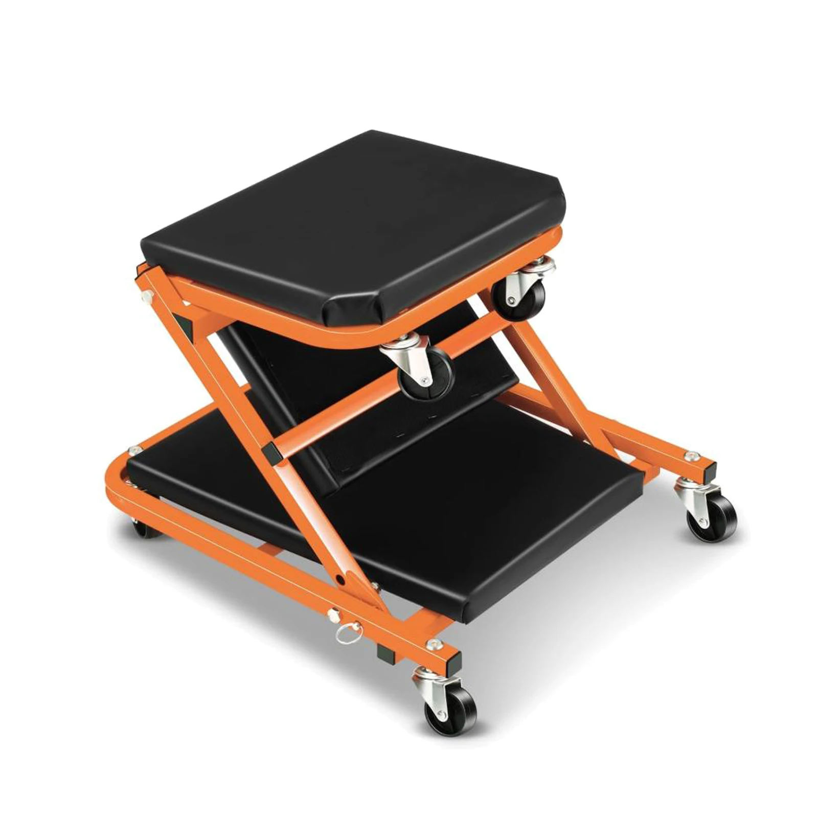 36" Z-Creeper Seat on Wheels, 2-in-1 Foldable Garage Creeper Shop Seat,Auto Mechanic Repair Under Car Rolling Creeper Seat
36" Z-Creeper Seat on Wheels, 2-in-1 Foldable Garage Creeper Shop Seat,Auto Mechanic Repair Under Car Rolling Creeper Seat