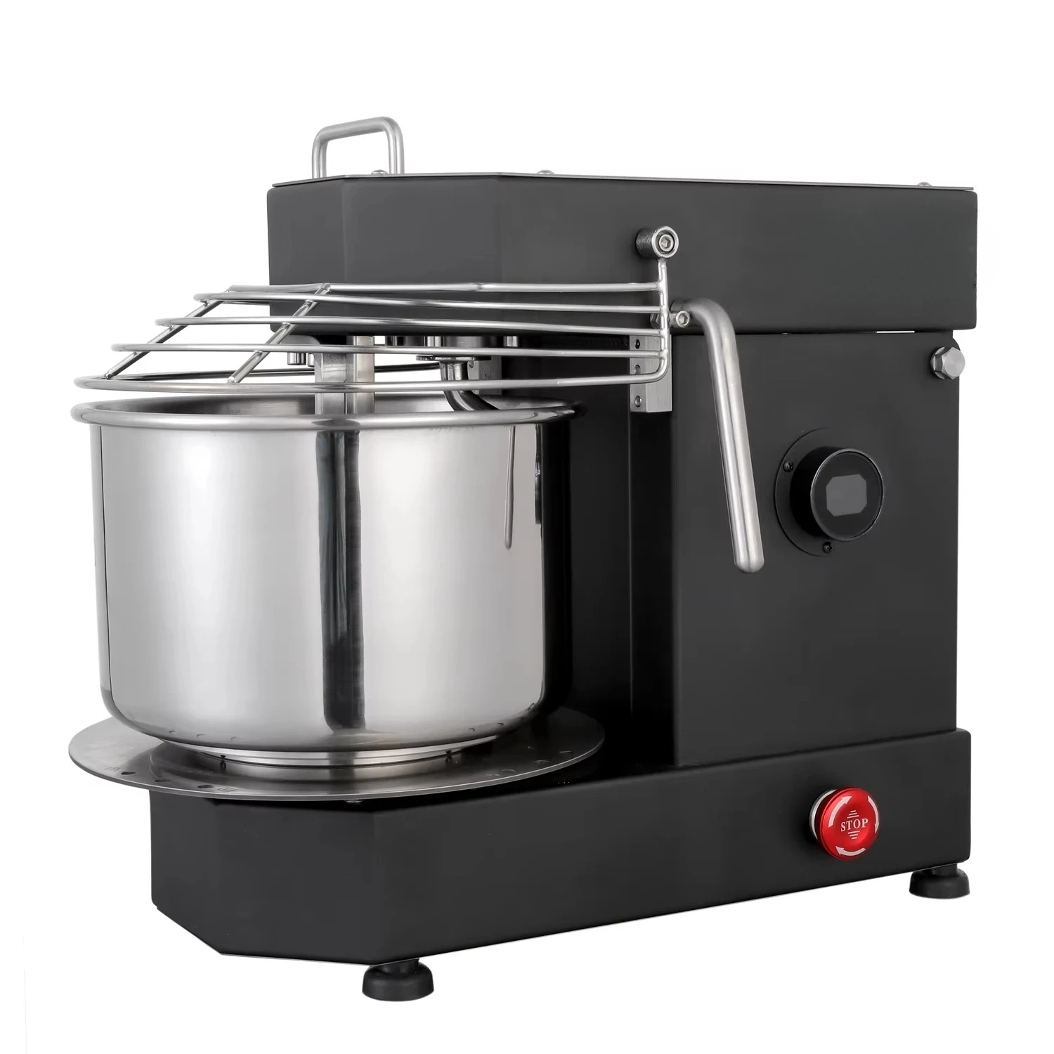 Home Use Bakery Small 5L 2kg Black Removable Bowl Dough Mixer Espiral Mixer
Home Use Bakery Small 5L 2kg Black Removable Bowl Dough Mixer Espiral Mixer