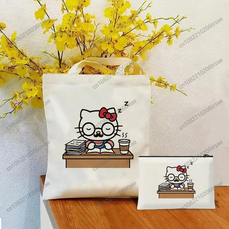 Футболка с изображением Hello Kitty в подарок учителю, набор сумок с узором, легкая вместительная сумка-тоут, подарочная сумка для вечеринки, сумка для девочек
Футболка с изображением Hello Kitty в подарок учителю, набор сумок с узором, легкая вместительная сумка-тоут, подарочная сумка для вечеринки, сумка для девочек