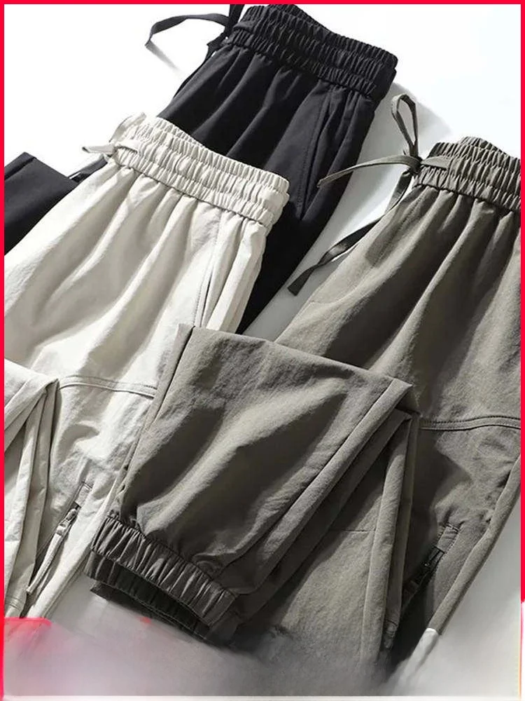 Outdoor Sports Men's Casual Pants Breathable Waterproof 3D Tailoring New Sle Youthful Spring Summer Loose Fit Sweatpants
Outdoor Sports Men's Casual Pants Breathable Waterproof 3D Tailoring New Sle Youthful Spring Summer Loose Fit Sweatpants