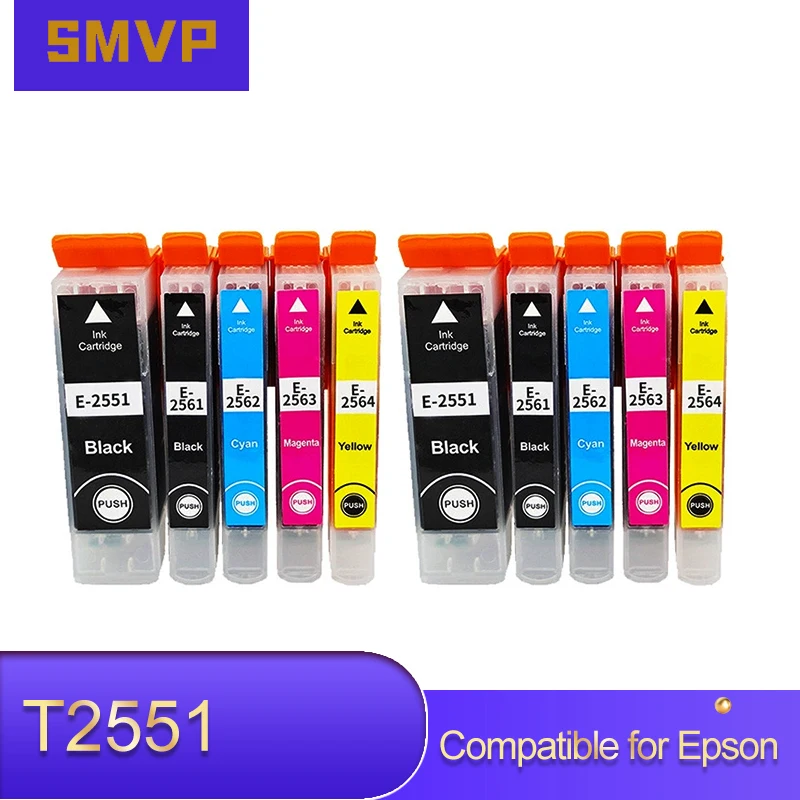 T2551 T2561 T2564 Compatible ink cartridge for Epson XP-601 XP-621 XP-701 XP-721 XP-801 XP-821 XP-7101 printer ink cartridge
T2551 T2561 T2564 Compatible ink cartridge for Epson XP-601 XP-621 XP-701 XP-721 XP-801 XP-821 XP-7101 printer ink cartridge