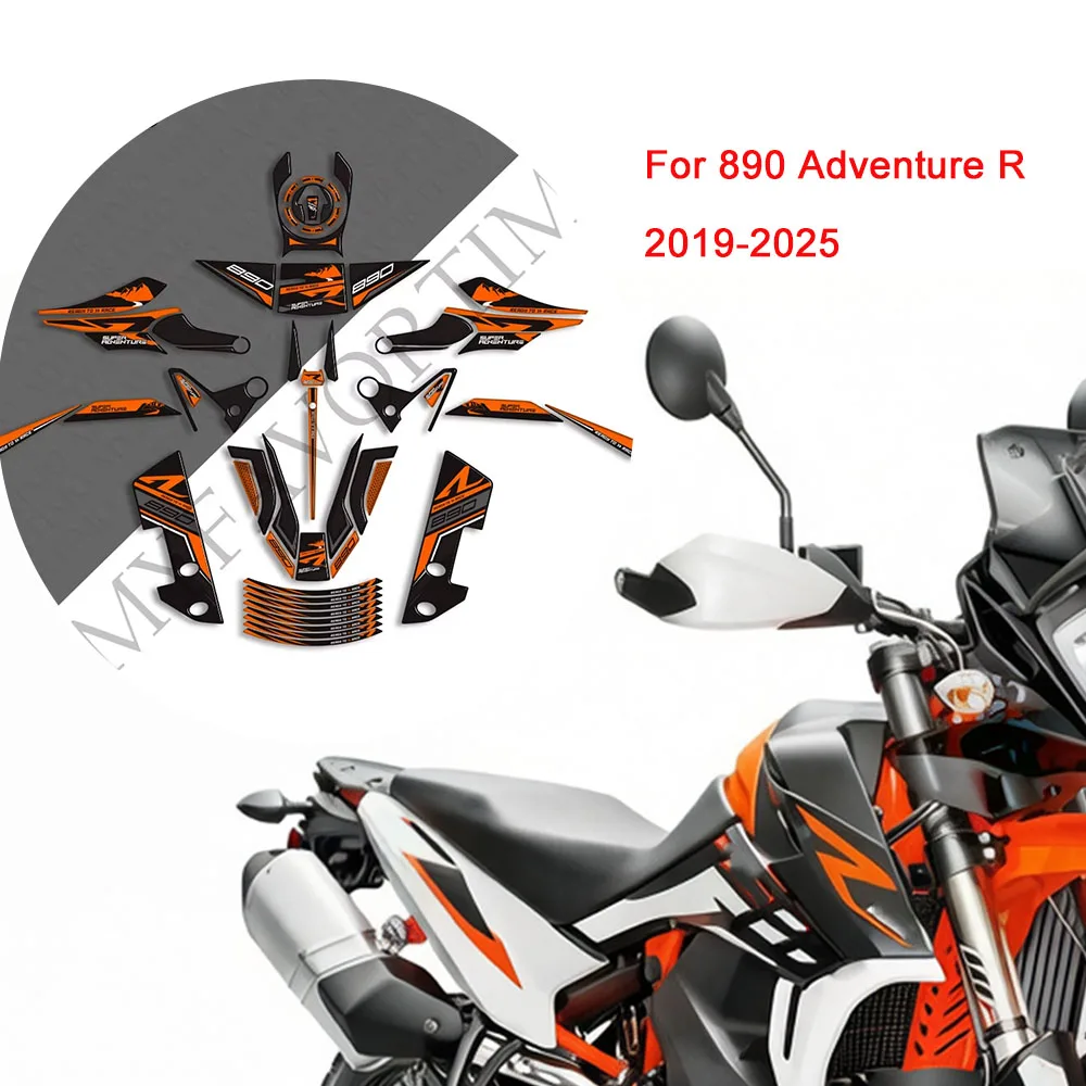 For 890 Adventure R ADV 2019 - 2025 Protector Tank Pad Side Grips Gas Fuel Oil Kit Knee Handguard Handshield Stickers Decals
For 890 Adventure R ADV 2019 - 2025 Protector Tank Pad Side Grips Gas Fuel Oil Kit Knee Handguard Handshield Stickers Decals
