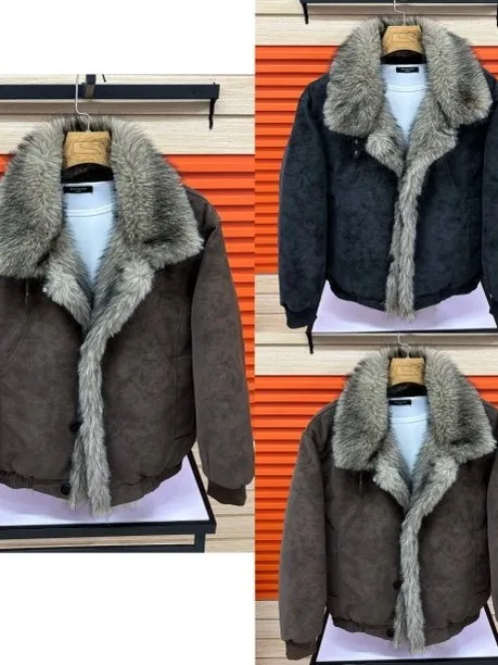 Мужская утепленная куртка из искусственной кожи с меховым воротником, теплая хлопковая куртка Cleanfit, зимняя верхняя одежда, комбинированная кожаная и меховая куртка
Мужская утепленная куртка из искусственной кожи с меховым воротником, теплая хлопковая куртка Cleanfit, зимняя верхняя одежда, комбинированная кожаная и меховая куртка