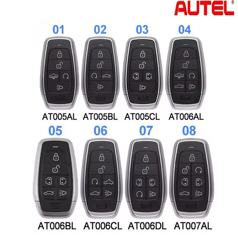 Autel Ikey AT005BL , AT005CL , AT006AL, AT006BL , AT006CL , AT006DL, AT007AL Universal Smart Remote Key for KM100 IM508 IM608
Autel Ikey AT005BL , AT005CL , AT006AL, AT006BL , AT006CL , AT006DL, AT007AL Universal Smart Remote Key for KM100 IM508 IM608