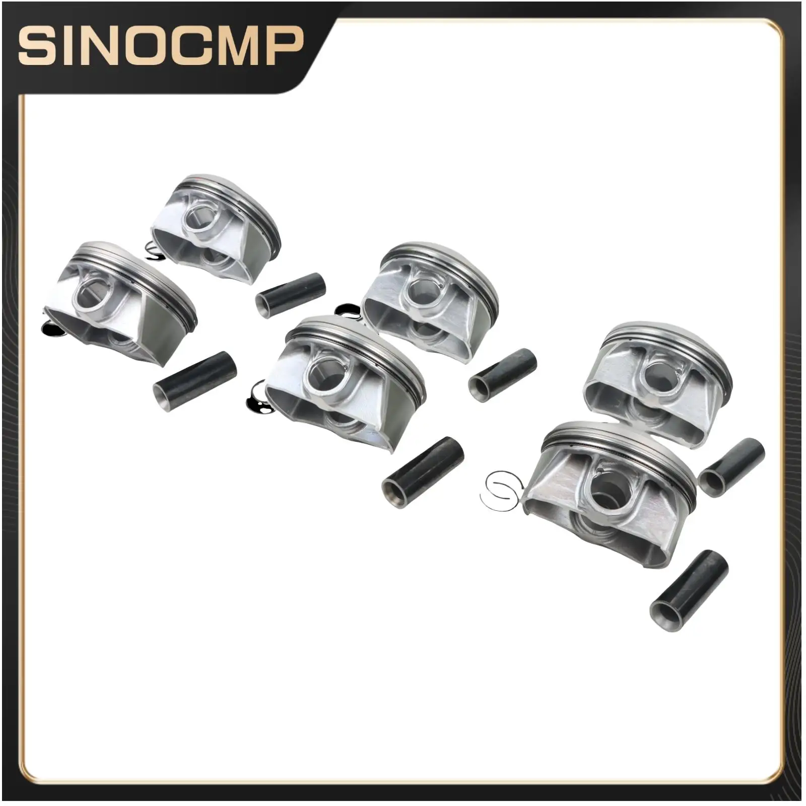 94610306107 94610306007 94610306119 6PCS Car Parts Pistons Rings Set STD Φ96mm For Porsche Macan Panamera S 4S 3.0T V6 95B 970
94610306107 94610306007 94610306119 6PCS Car Parts Pistons Rings Set STD Φ96mm For Porsche Macan Panamera S 4S 3.0T V6 95B 970