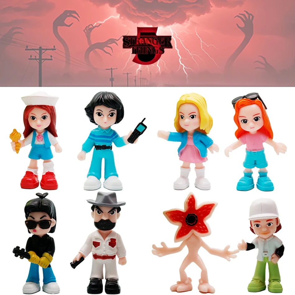 New Season Cartoon Game Characters Toys Cute Eleven Demogorgon Kids Baby Gifts For Children Boys Stranger a Things Anime Figure
New Season Cartoon Game Characters Toys Cute Eleven Demogorgon Kids Baby Gifts For Children Boys Stranger a Things Anime Figure