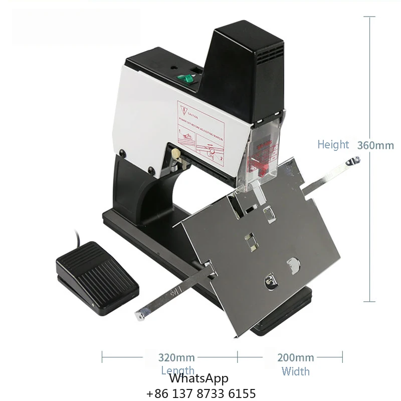 WD-105 Lighten 220v Electric 30 Sheets Binding Stapler Paper Stapler Machine
WD-105 Lighten 220v Electric 30 Sheets Binding Stapler Paper Stapler Machine