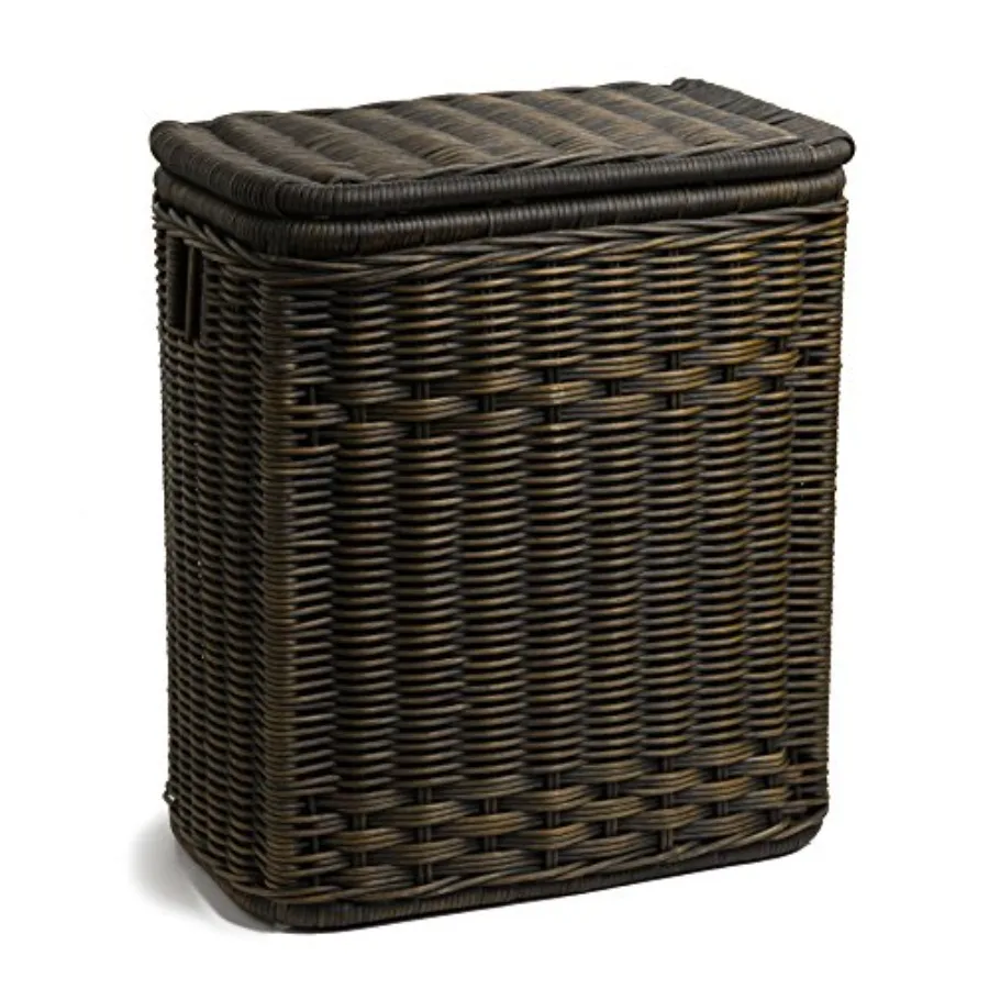 Narrow Wicker Rectangular Laundry Hamper, 21 in L x 13 in W x 24 in H
Narrow Wicker Rectangular Laundry Hamper, 21 in L x 13 in W x 24 in H