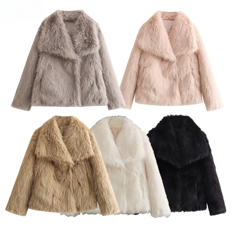2025 Autumn Winter New Fashion Collar Women Casual Fur Coat Versatile Solid Color Female Artificial Fur Jacket
2025 Autumn Winter New Fashion Collar Women Casual Fur Coat Versatile Solid Color Female Artificial Fur Jacket