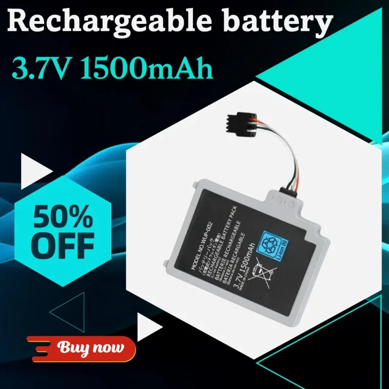 3.7V 1500mAh WUP-012 Rechargeable Battery for Nintendo WiiU Pad Controller 
3.7V 1500mAh WUP-012 Rechargeable Battery for Nintendo WiiU Pad Controller