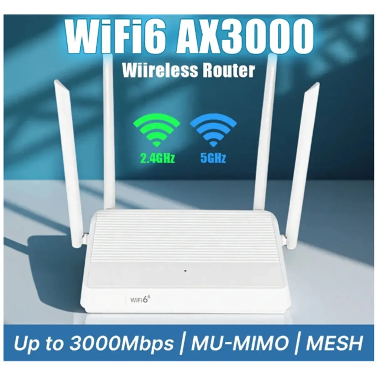PROMOTION~ AX3000 WiFi 6 Mesh Repeater Wireless Range Extender 2.4G/5GHz 4 High Gain Antennas Gigabit Signal Amplifier EU PLUG
PROMOTION~ AX3000 WiFi 6 Mesh Repeater Wireless Range Extender 2.4G/5GHz 4 High Gain Antennas Gigabit Signal Amplifier EU PLUG