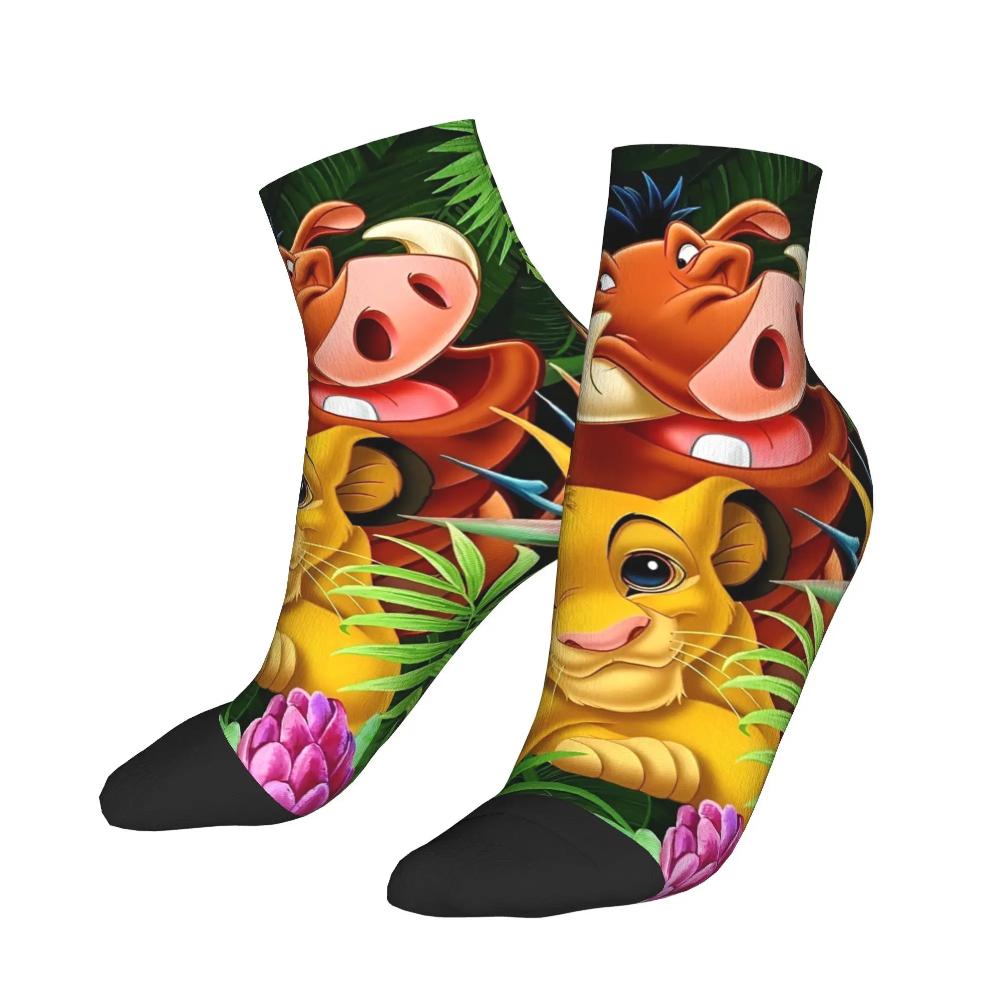 New Men's Short Socks Hip Hop Lion King Simba Pumbaa Sock Polyester Skateboard Women Ankle Socks Spring Summer Autumn Winter
New Men's Short Socks Hip Hop Lion King Simba Pumbaa Sock Polyester Skateboard Women Ankle Socks Spring Summer Autumn Winter