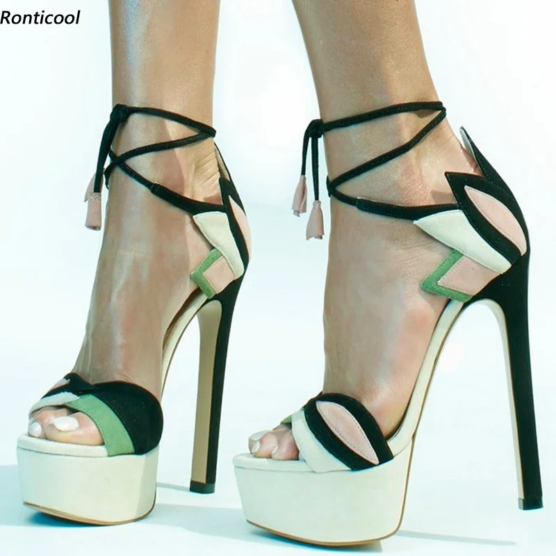 Ronticool New Women Gladiator Sandals Platform Ankle Strap Stiletto Heel Open Toe Pretty Beige Dress Party Shoes US Size 5-20
Ronticool New Women Gladiator Sandals Platform Ankle Strap Stiletto Heel Open Toe Pretty Beige Dress Party Shoes US Size 5-20