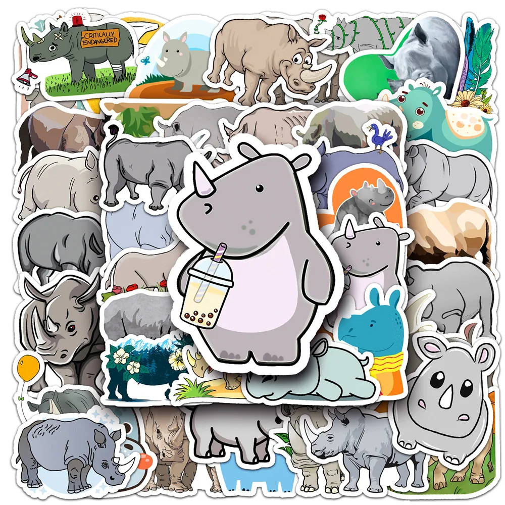 10/30/50pcs Animal Rhinoceros Cartoon Stickers Cute Graffiti Decals DIY Notebook Scrapbook Laptop Phone Classic Kids Toy Sticker
10/30/50pcs Animal Rhinoceros Cartoon Stickers Cute Graffiti Decals DIY Notebook Scrapbook Laptop Phone Classic Kids Toy Sticker