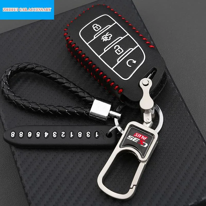 For Changan CS35 Plus 2020 Car Styling Leather Key Cover Shell Case Buckle Car Styling Modification Accessories
For Changan CS35 Plus 2020 Car Styling Leather Key Cover Shell Case Buckle Car Styling Modification Accessories