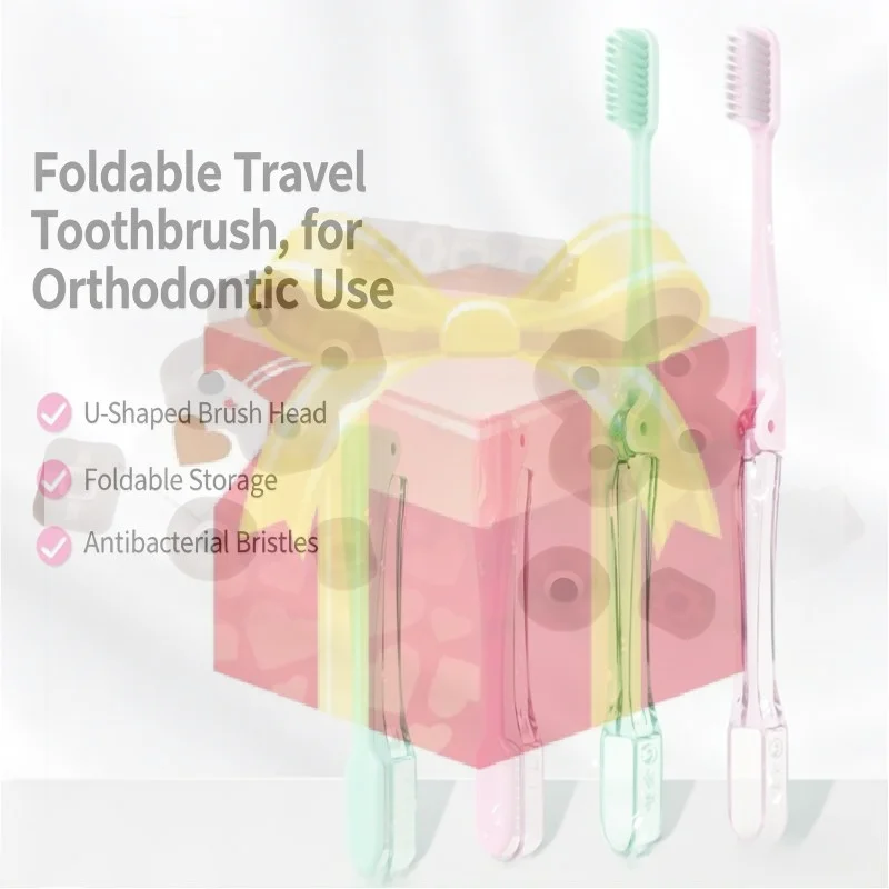 【HG】Travel Folding Toothbrush Portable Mini Toothbrush With Soft Medium Bristles For CampingUseful Design Soft Bristles Brushes
【HG】Travel Folding Toothbrush Portable Mini Toothbrush With Soft Medium Bristles For CampingUseful Design Soft Bristles Brushes