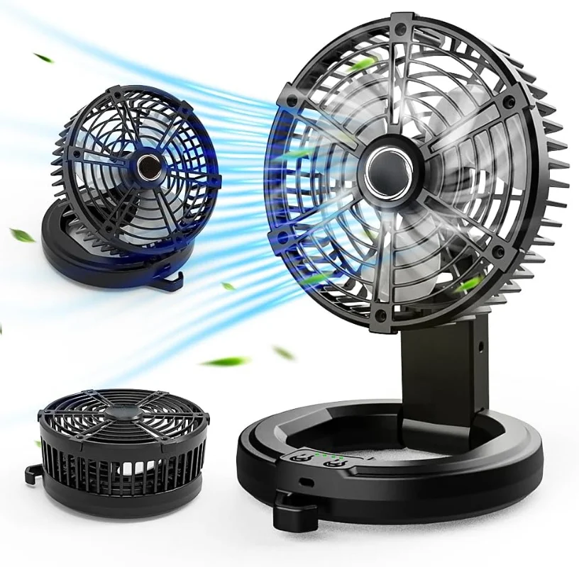 Portable Camping Fan Lamp Folding Fan Outdoor Camping Hook Small Fan Camping Fan with Light Outdoor Fan for Camping180°Folding
Portable Camping Fan Lamp Folding Fan Outdoor Camping Hook Small Fan Camping Fan with Light Outdoor Fan for Camping180°Folding