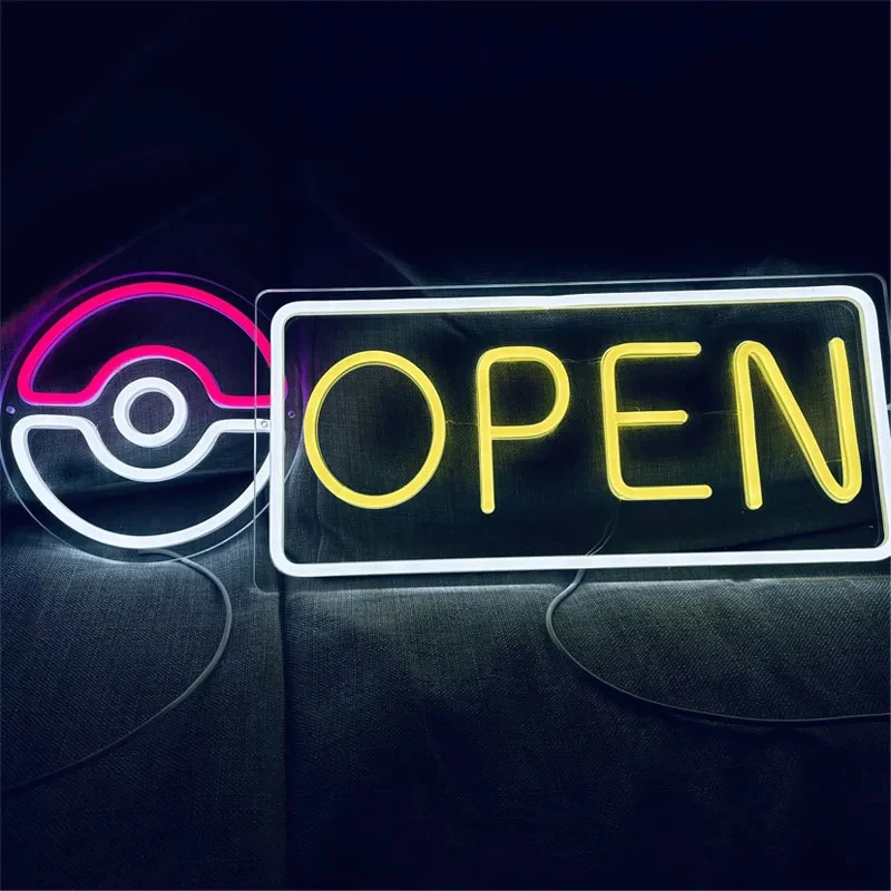 Open Neon Sign USB Switch Custom Led Anime Neon Light Room Decor Ball Neon Signs for Store Open Decoration Boy Girl Gifts
Open Neon Sign USB Switch Custom Led Anime Neon Light Room Decor Ball Neon Signs for Store Open Decoration Boy Girl Gifts