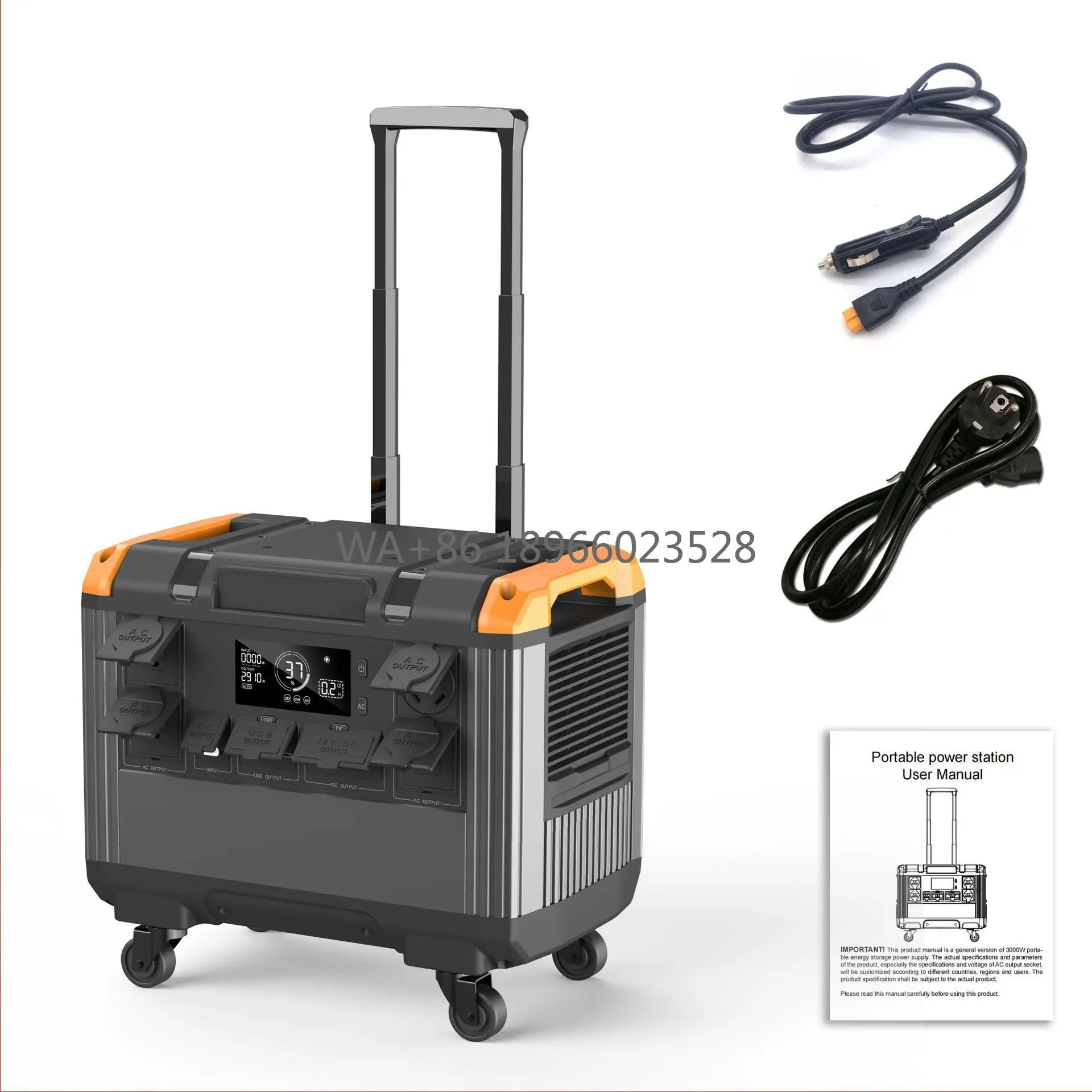 Silent Solar Generator Emergency Energy Storage Power Supply with Solar Panel Portable 3000W Power Station and 2400W fiber
Silent Solar Generator Emergency Energy Storage Power Supply with Solar Panel Portable 3000W Power Station and 2400W fiber