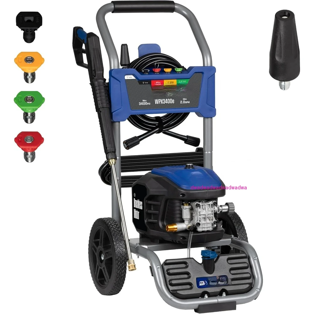 Мойка моечная WPX3400e электрическая, 3400 Max PSI и 2,0 Max GPM, бесщеточный двигатель, встроенный резервуар для мыла, пистолет-распылитель и палочка
Мойка моечная WPX3400e электрическая, 3400 Max PSI и 2,0 Max GPM, бесщеточный двигатель, встроенный резервуар для мыла, пистолет-распылитель и палочка