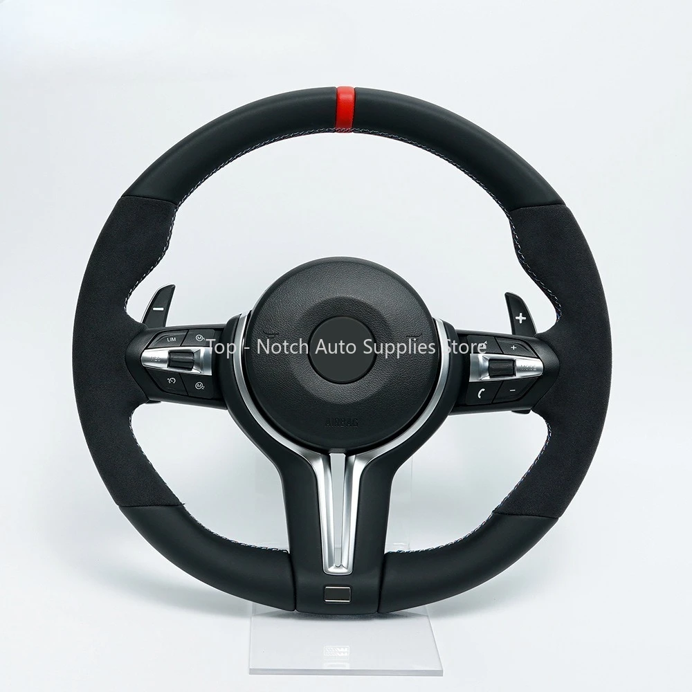 Suitable for the modification of the MP red - label suede steering wheel of BMW F - chassis 1234567 series, X1 X2 X3 X4 X5 X6
Suitable for the modification of the MP red - label suede steering wheel of BMW F - chassis 1234567 series, X1 X2 X3 X4 X5 X6