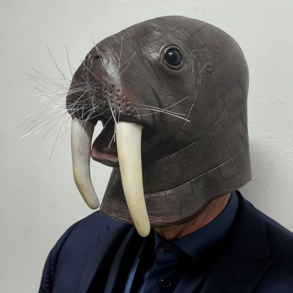 Adult Rubber Sealion Mask Latex Funny Party Headgear Walrus Animal Costume Accessory
Adult Rubber Sealion Mask Latex Funny Party Headgear Walrus Animal Costume Accessory