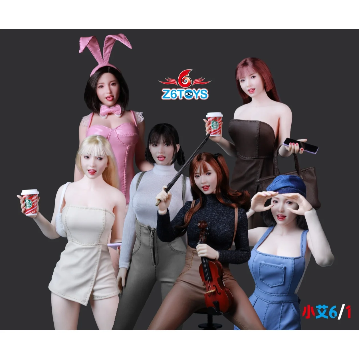 HiPlay 1/6 Asian Movable Eyes Expression Female Head Sculpt (Ver.A/B/C/D/E/F/G) For Miniature Accessories Action Figures
HiPlay 1/6 Asian Movable Eyes Expression Female Head Sculpt (Ver.A/B/C/D/E/F/G) For Miniature Accessories Action Figures