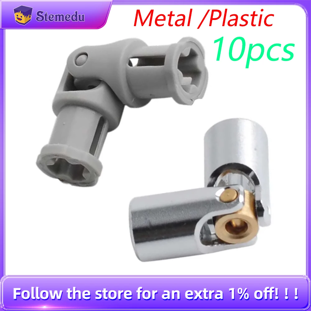 10PCS Plastic/Metal Universal Joint 3L Compatible With Legoeds Bricks MOC Power Functions 61903 Shaft Coupling 62520 9244 DIY
10PCS Plastic/Metal Universal Joint 3L Compatible With Legoeds Bricks MOC Power Functions 61903 Shaft Coupling 62520 9244 DIY