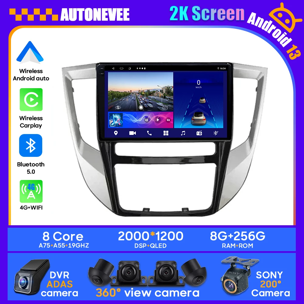 Car BT Wireless Carplay For Mitsubishi Grand Lancer 2017-2020 Auto GPS Navigation Android Head Unit Multimedia Player DVD QLED
Car BT Wireless Carplay For Mitsubishi Grand Lancer 2017-2020 Auto GPS Navigation Android Head Unit Multimedia Player DVD QLED