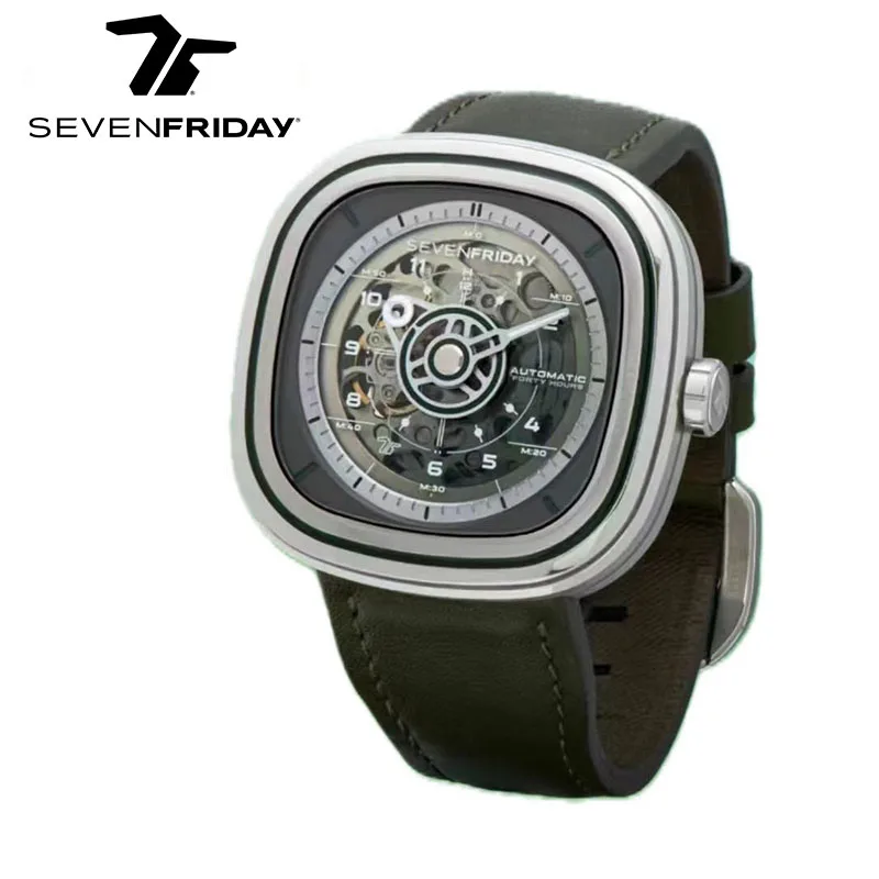 SEVENFRIDAY-T1/06 watch, men's and women's automatic mechanical watch, T series, luxury brand, gift, waterproof and high-end
SEVENFRIDAY-T1/06 watch, men's and women's automatic mechanical watch, T series, luxury brand, gift, waterproof and high-end