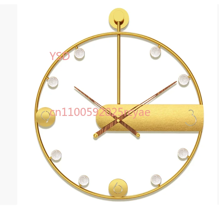 Simple clock, living room, high-end home decoration, clock wall hanging, Spanish wrought iron creative wall clock
Simple clock, living room, high-end home decoration, clock wall hanging, Spanish wrought iron creative wall clock