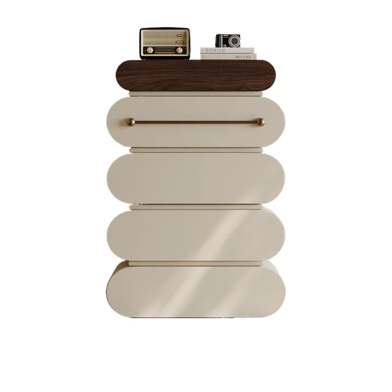 French retro designer chest of drawers bedroom creamy art drawer locker
French retro designer chest of drawers bedroom creamy art drawer locker