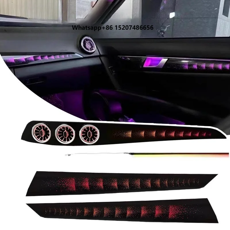 64 Colors Car Ambient Light 2008-2014 LHD/RHD air Outlet Auto Interior Led Light 12v LED Lights bar
64 Colors Car Ambient Light 2008-2014 LHD/RHD air Outlet Auto Interior Led Light 12v LED Lights bar
