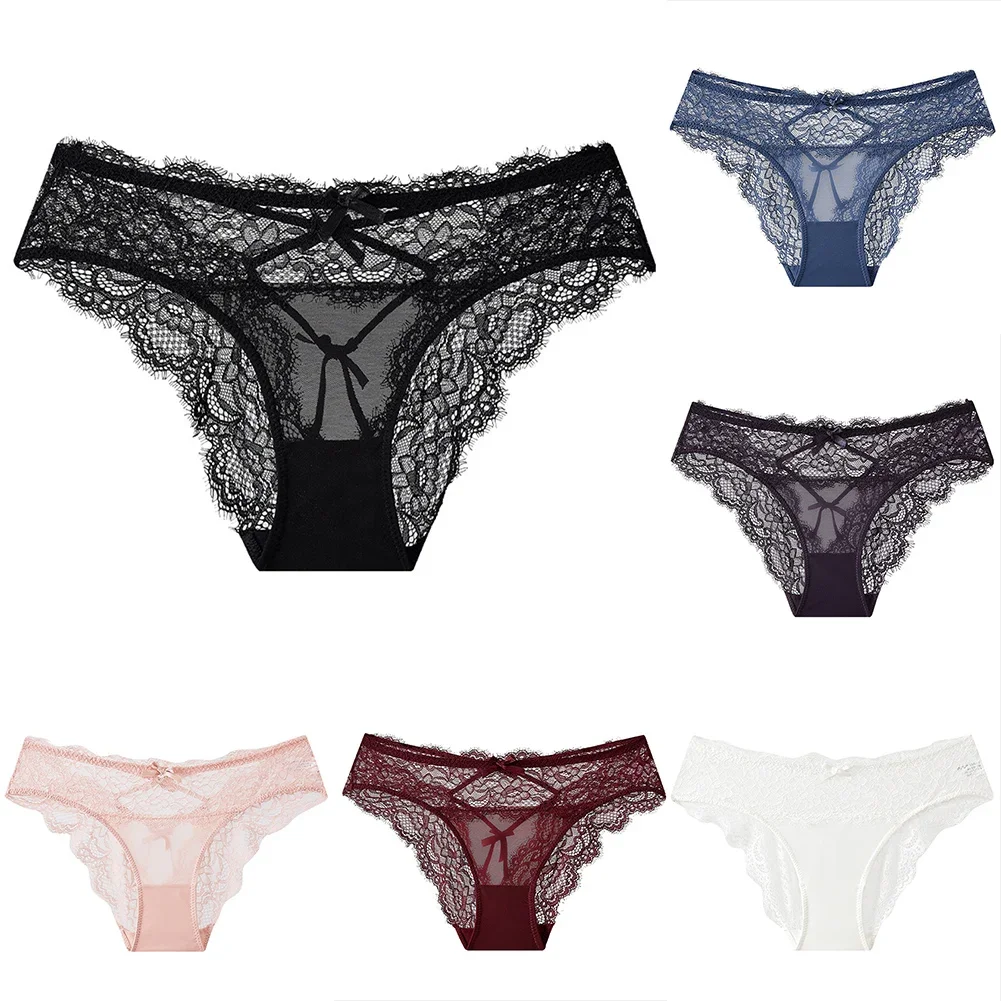 Comfortable Hollow Lace Underwear Bow Decorated Lingerie Regular Length Solid Color Spring Summer Autumn Winter
Comfortable Hollow Lace Underwear Bow Decorated Lingerie Regular Length Solid Color Spring Summer Autumn Winter