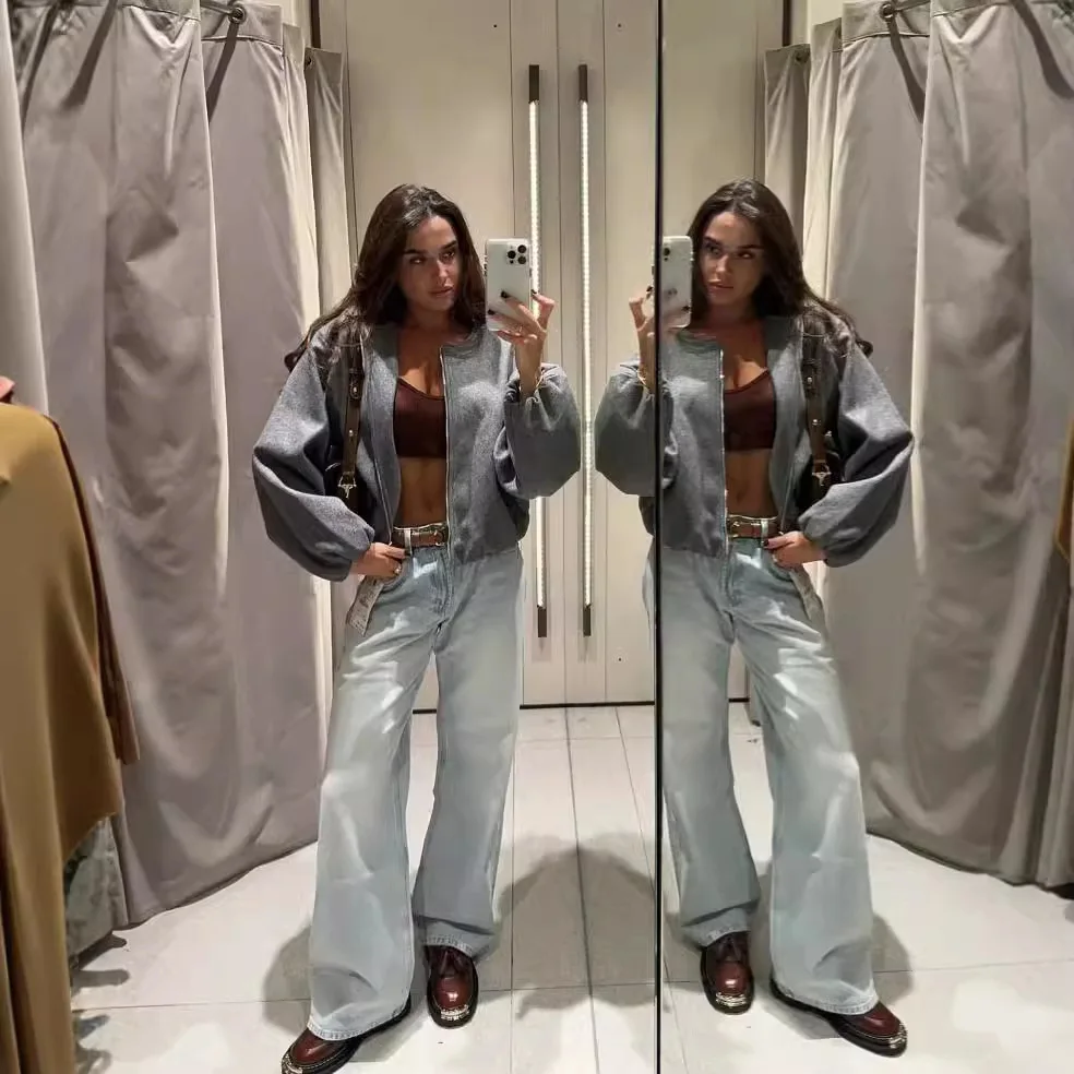 Women's Lightweight Quilted Bomber Jacket Water-Repellent Flight Coat Spring Casual Outerwear
Women's Lightweight Quilted Bomber Jacket Water-Repellent Flight Coat Spring Casual Outerwear