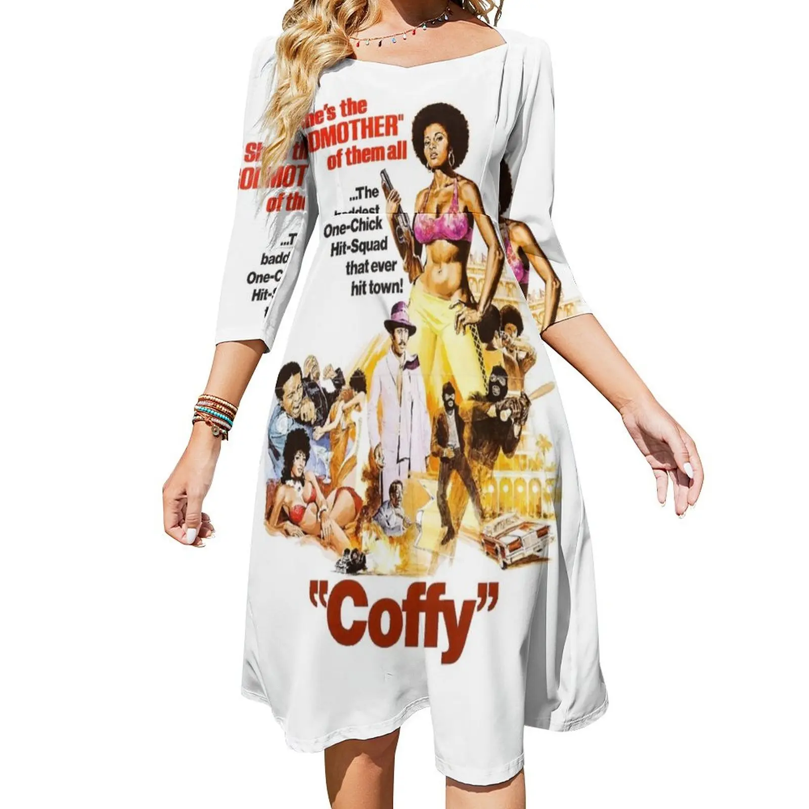 Coffy - Pam Grier Flare Dress Summer dresses for women women clothing 2024 new arrivals evening dresses women
Coffy - Pam Grier Flare Dress Summer dresses for women women clothing 2024 new arrivals evening dresses women