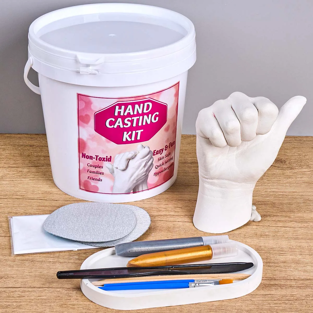 Hand Casting Kit DIY Clone Powder Plaster Statue Molding Making Set For Couples Family Keepsake Anniversary Valentine Decor Gift
Hand Casting Kit DIY Clone Powder Plaster Statue Molding Making Set For Couples Family Keepsake Anniversary Valentine Decor Gift