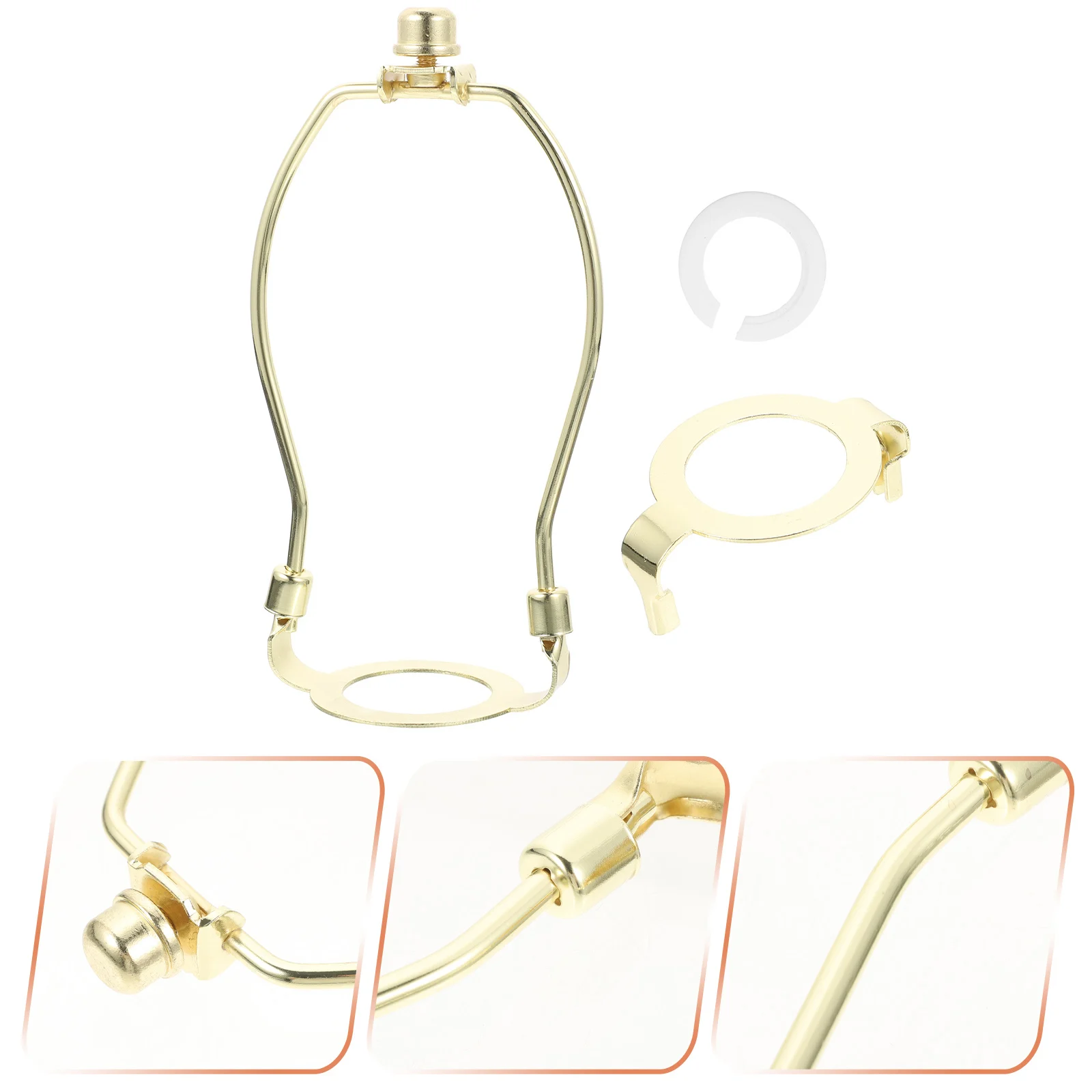 1 set Horn Stand Lampshade Adapter Rings Harp Holder Adjustable Metal Parts for E26 E27 E14 Bases Saddle Mount DIY Lighting
1 set Horn Stand Lampshade Adapter Rings Harp Holder Adjustable Metal Parts for E26 E27 E14 Bases Saddle Mount DIY Lighting