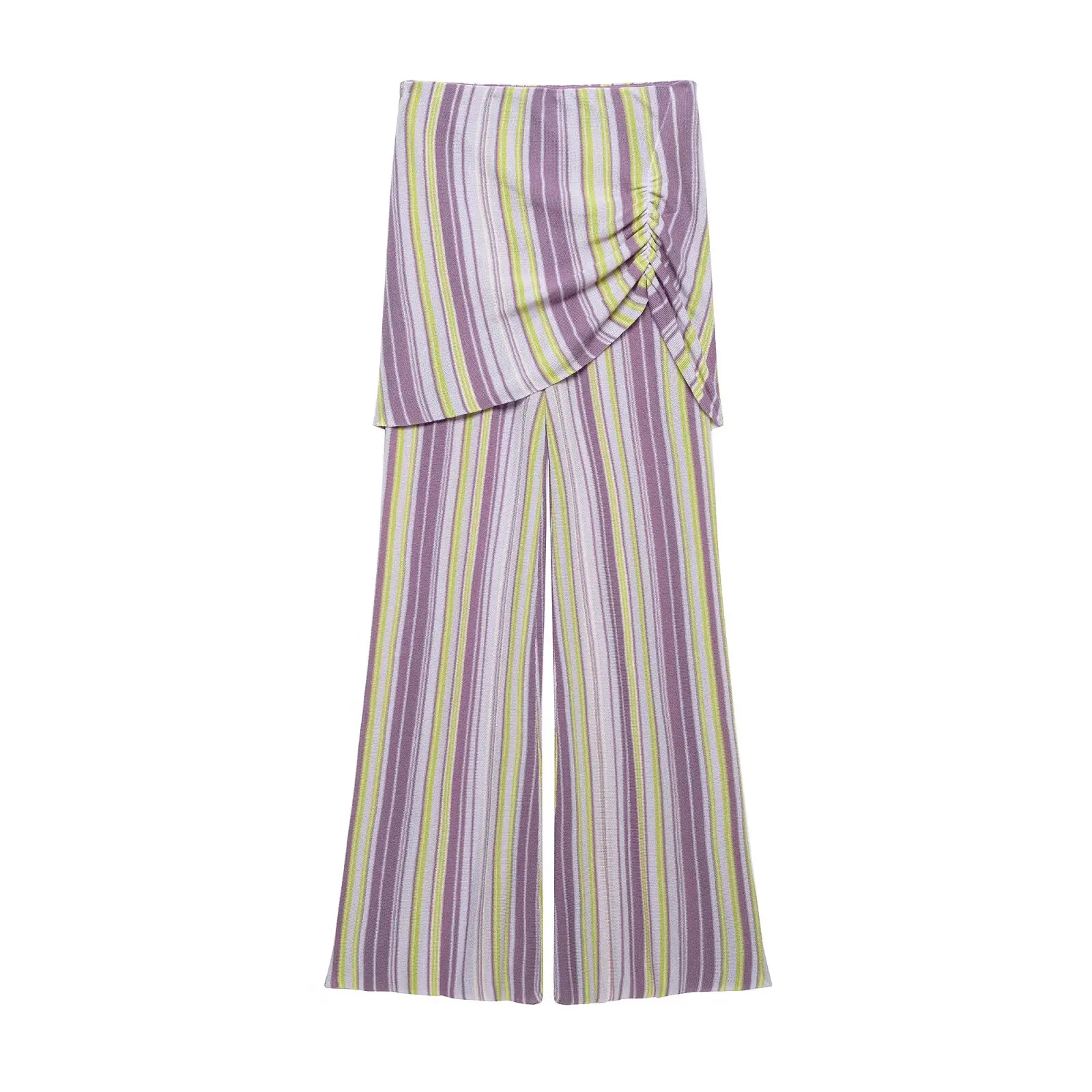 Willshela Women Fashion Striped Patchwork Pleated Knitted Wide Leg Pants Vintage High Elastic Waist Female Chic Lady Trousers
Willshela Women Fashion Striped Patchwork Pleated Knitted Wide Leg Pants Vintage High Elastic Waist Female Chic Lady Trousers