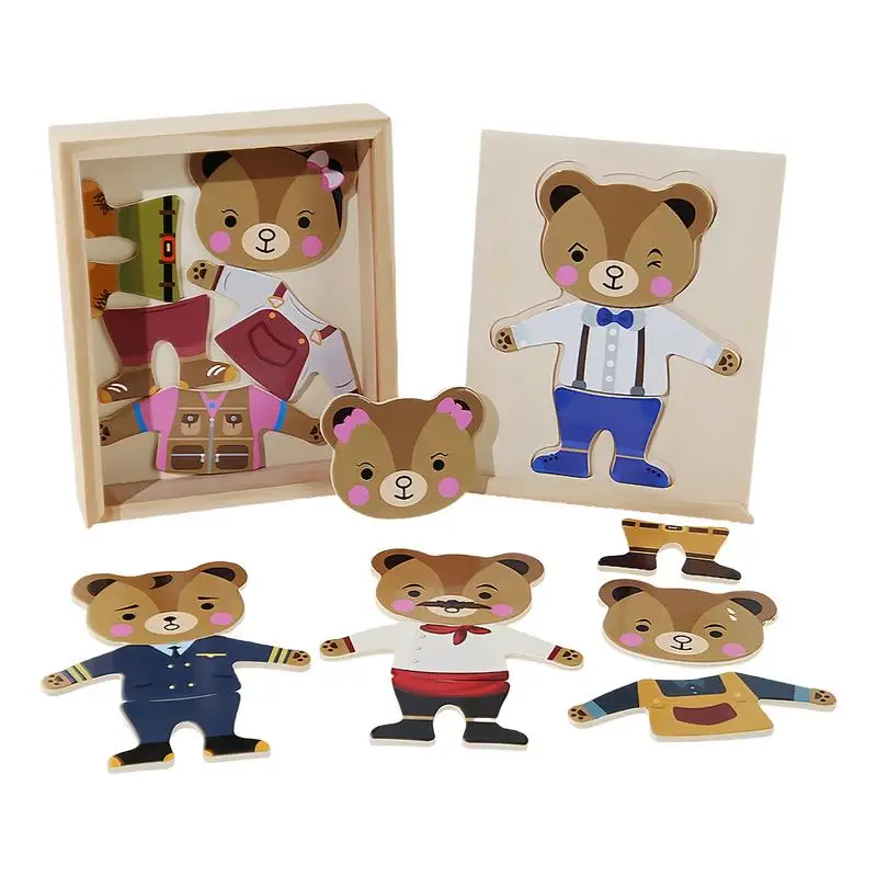 Dress up Puzzle Game Kids Early Educational Toys Wooden Sorting and Matching Jigsaw Puzzle Cognitive Change Clothes Play Set for
Dress up Puzzle Game Kids Early Educational Toys Wooden Sorting and Matching Jigsaw Puzzle Cognitive Change Clothes Play Set for