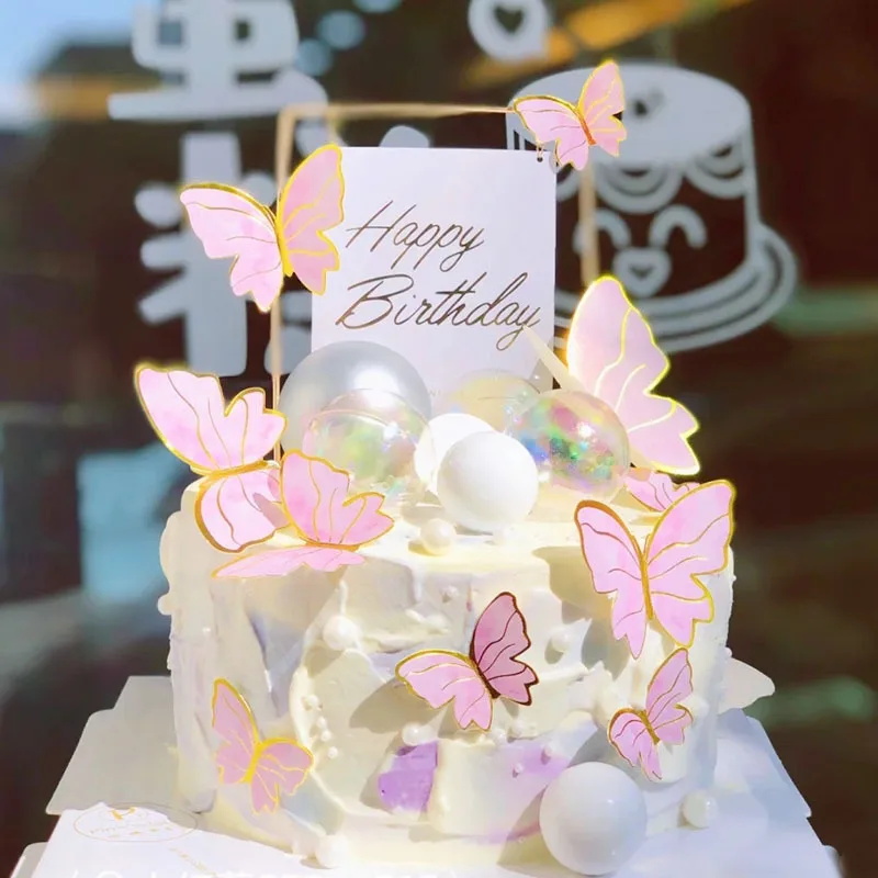Cake Decorating Handmade Imitation Wax Butterfly Wedding Birthday Party Cake Decorating Girls Cake Inserts Decoration 5pcs
Cake Decorating Handmade Imitation Wax Butterfly Wedding Birthday Party Cake Decorating Girls Cake Inserts Decoration 5pcs