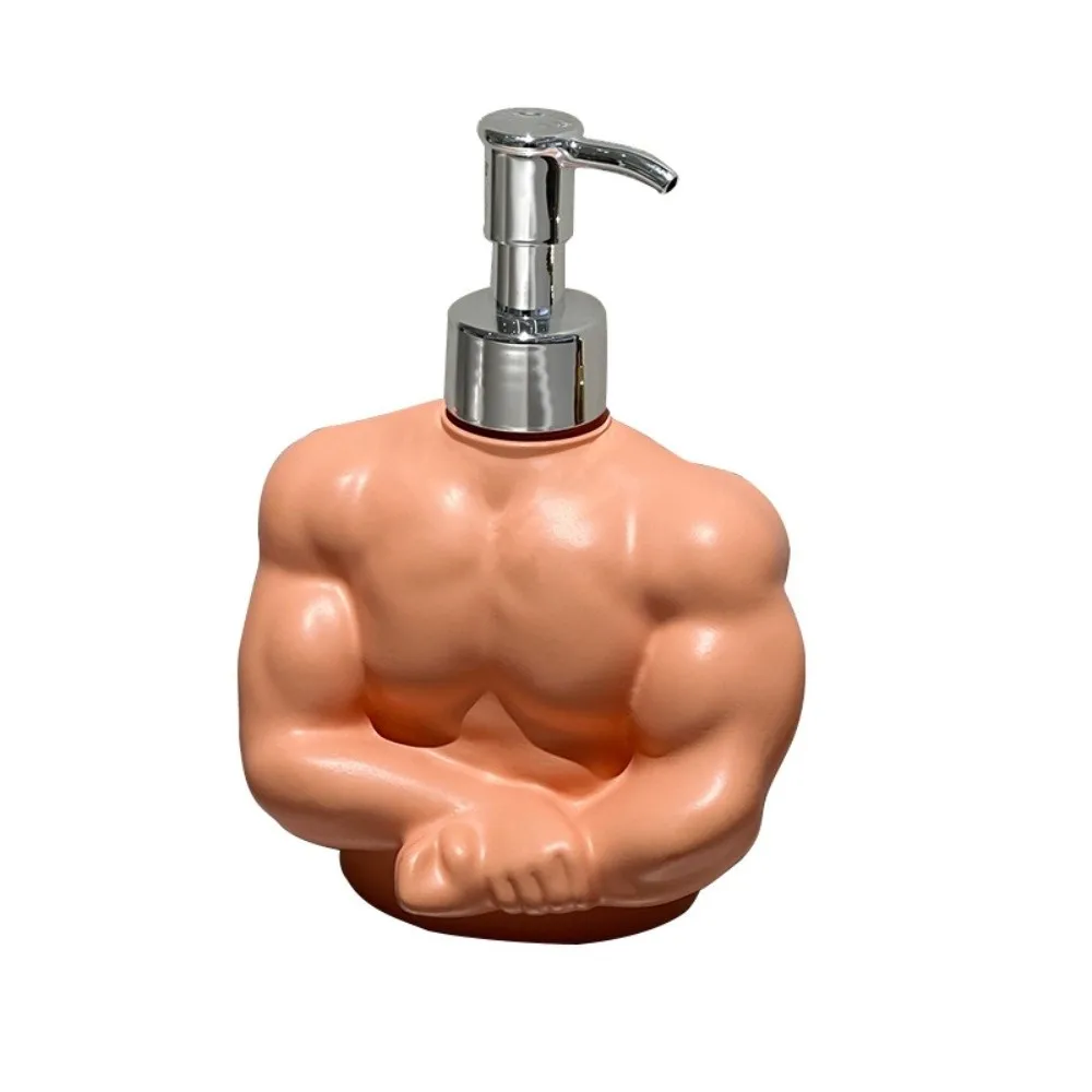 Leak-Proof Muscle Liquid Soap Dispenser Pump Jar Press Type Muscle Man Lotion Bottle Refillable Portable Hand Soap Bottle
Leak-Proof Muscle Liquid Soap Dispenser Pump Jar Press Type Muscle Man Lotion Bottle Refillable Portable Hand Soap Bottle