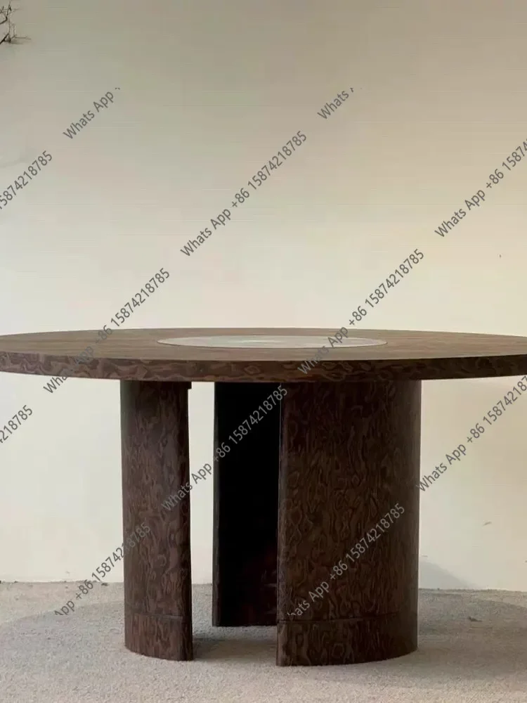 X25 Designer Mid-ancient Style Solid Wood Round Dining Table, High-end Artistic Creativity Round Table, Retro Table
X25 Designer Mid-ancient Style Solid Wood Round Dining Table, High-end Artistic Creativity Round Table, Retro Table