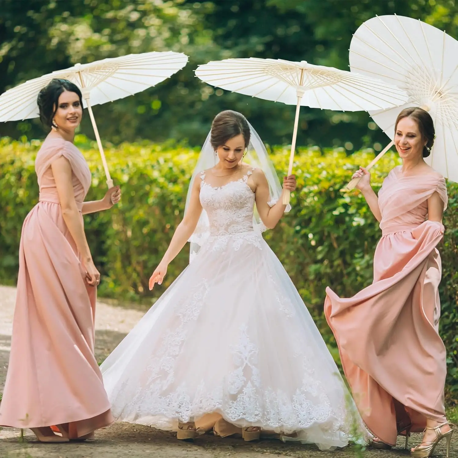 Aodaer 80 Pack Paper Umbrellas Chinese Japanese Parasol 33 Inches Paper Decorative Oiled Paper Umbrella DIY Painting Crafts for Wedding Bridal Party Decor Photography Props, White
Aodaer 80 Pack Paper Umbrellas Chinese Japanese Parasol 33 Inches Paper Decorative Oiled Paper Umbrella DIY Painting Crafts for Wedding Bridal Party Decor Photography Props, White