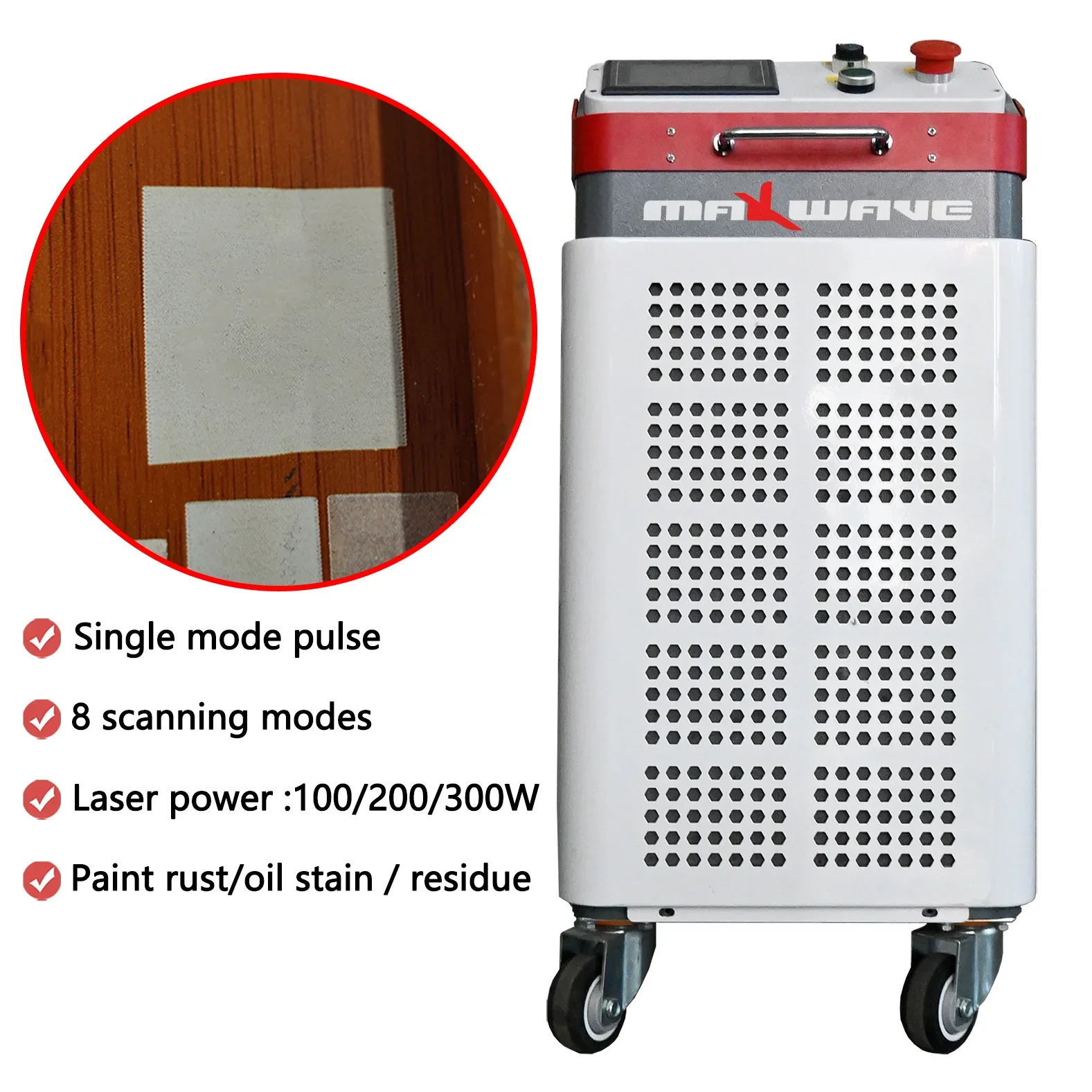 Laser Paint Removal Machine 100W 200W 300W Metal Rust Removal Laser Rust Removal Gun Amazon Air Cooling Laser Cleaning Automatic
Laser Paint Removal Machine 100W 200W 300W Metal Rust Removal Laser Rust Removal Gun Amazon Air Cooling Laser Cleaning Automatic