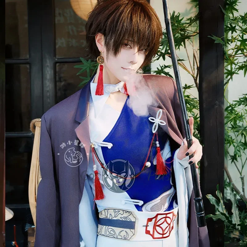 New Anime Bungo Stray Dogs Dazai Osamu Cosplay Costume Chinese Style Coat Pants Uniform Halloween Party Prop Men Woman Suits
New Anime Bungo Stray Dogs Dazai Osamu Cosplay Costume Chinese Style Coat Pants Uniform Halloween Party Prop Men Woman Suits